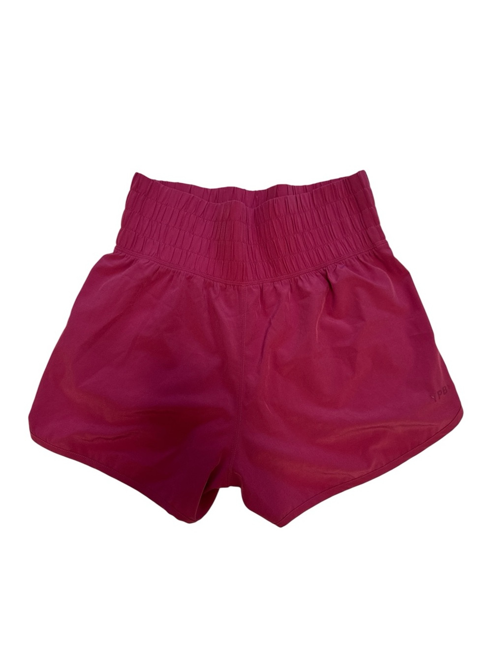 Women's High-Waist Athletic Shorts in Berry Pink